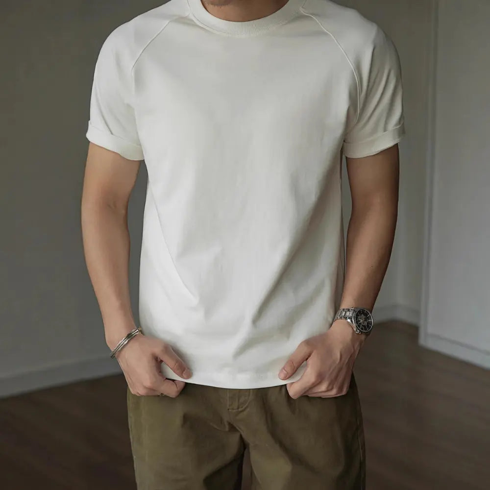 American Retro 300g Mens Heavyweight t shirts – Sportswear Essential | Old Money Style Prendersons