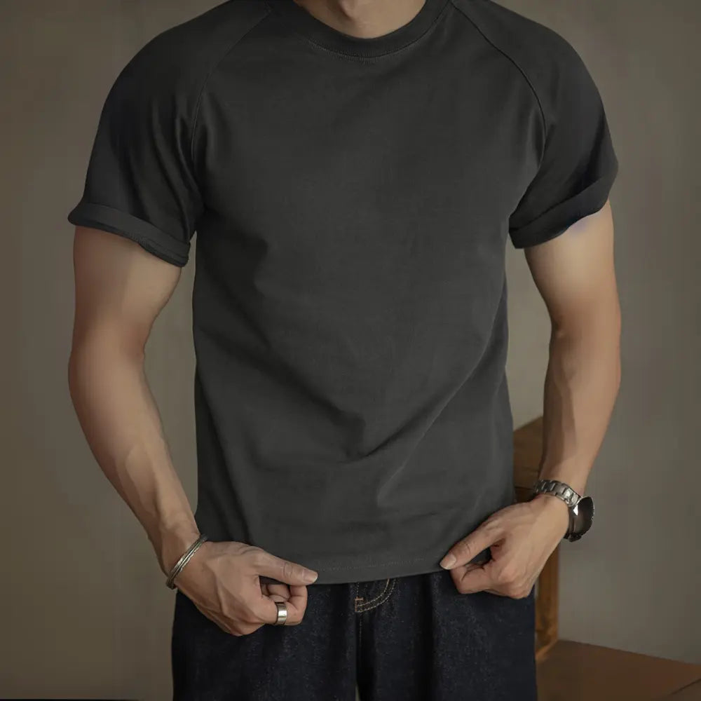 American Retro 300g Mens Heavyweight t shirts – Sportswear Essential | Old Money Style Prendersons