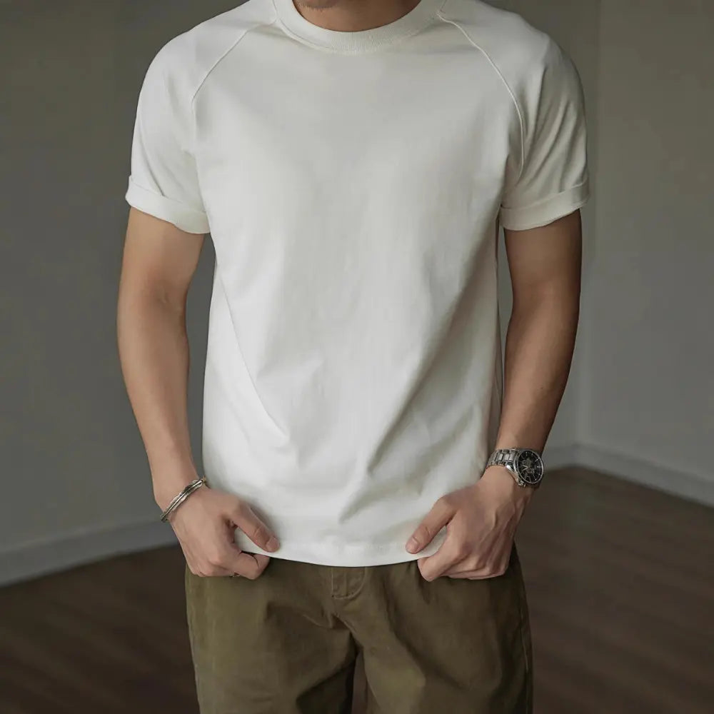 American Retro 300g Mens Heavyweight t shirts – Sportswear Essential | Old Money Style Prendersons