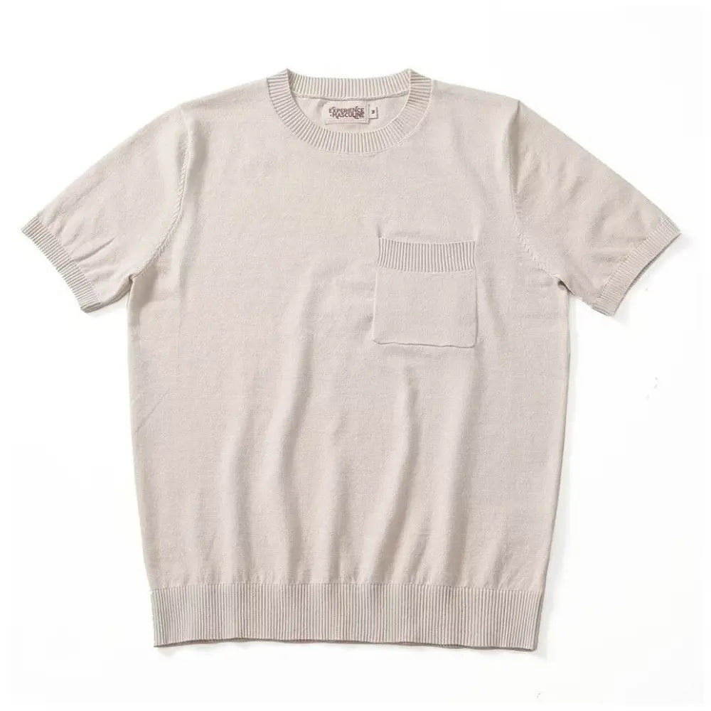 American Retro Loose Fit Round Neck T Shirt – Breathable Italian Knit | Old Money Style Prendersons