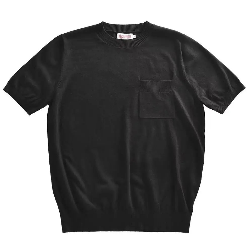 American Retro Loose Fit Round Neck T Shirt – Breathable Italian Knit | Old Money Style Prendersons