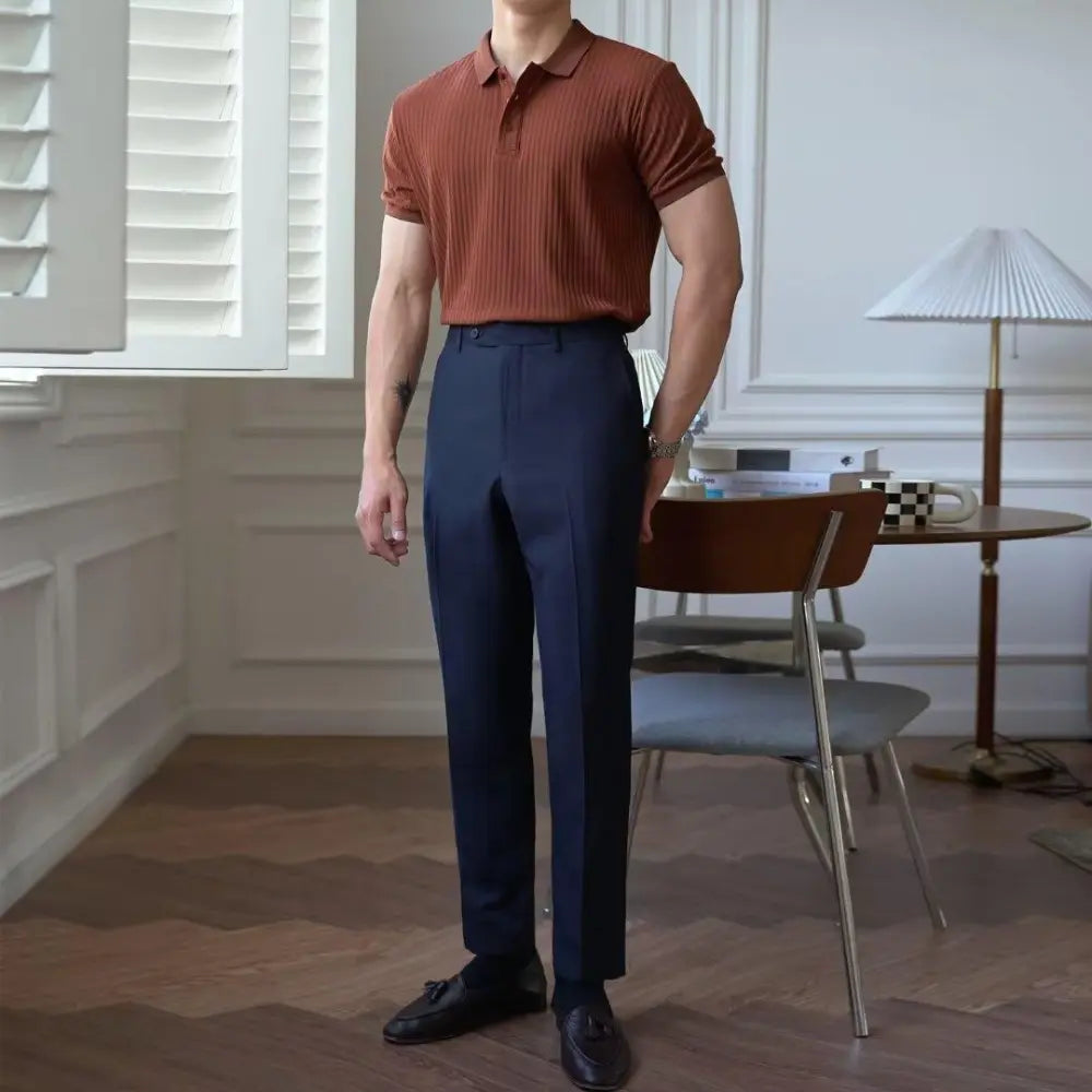 Slim Fit Mens Short Sleeve T Shirts – Lightweight & Breathable | Old Money Menswear Prendersons