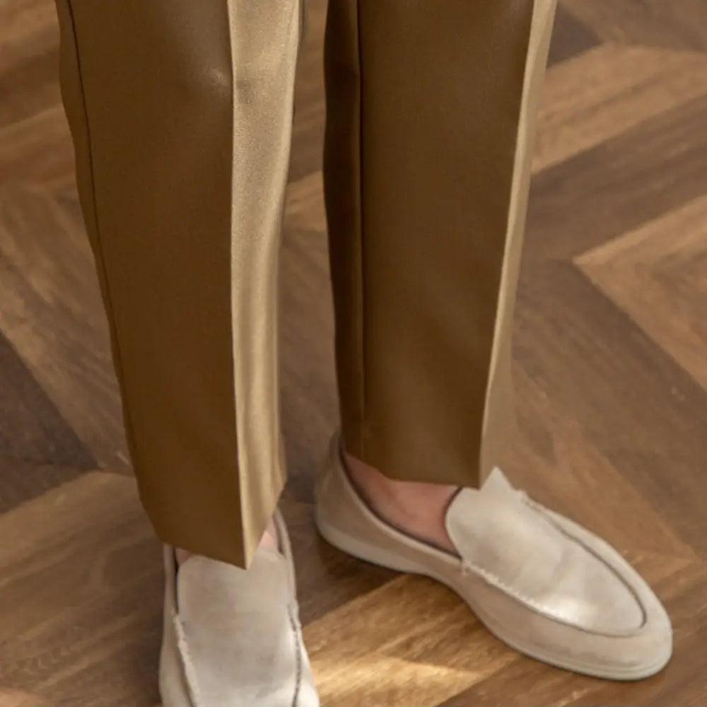 Straight Fit Cropped Pant for Men – Spring-Autumn Essential | British Old Money Menswear Prendersons