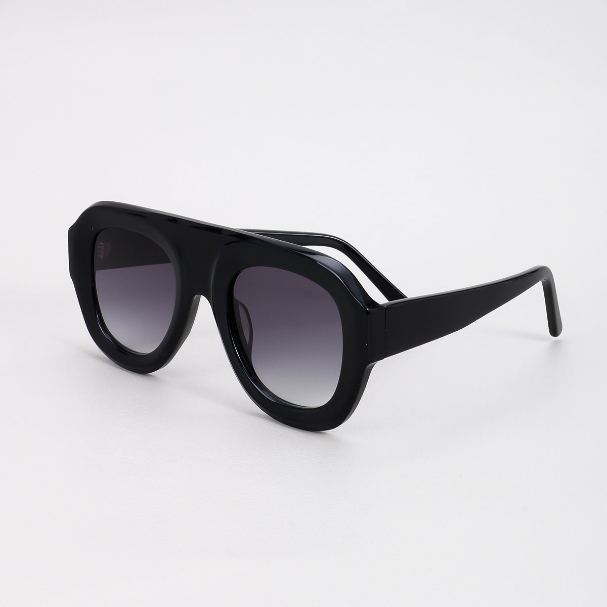 New European and American Trend Cross-border Square High-end Retro Sunglasses Large Frame Men's and Women's Personalized Fashion Plate Sunglasses Montrel Frames