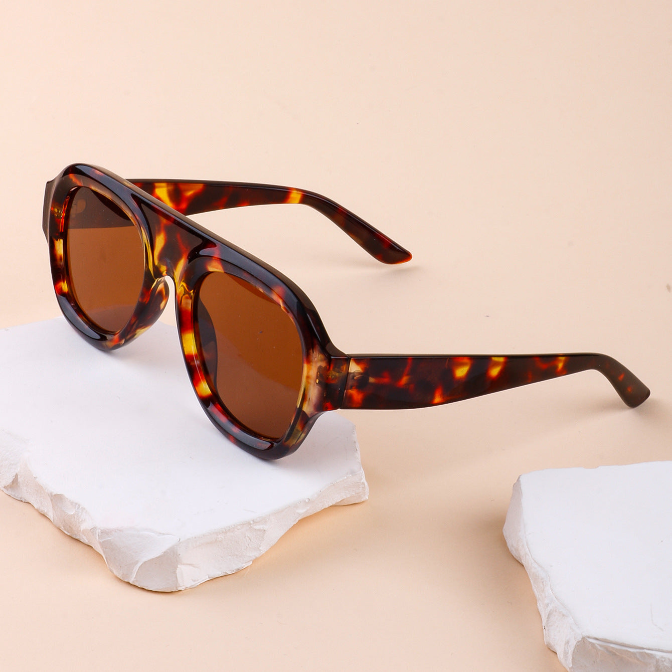2025 cross-border European and American fashion retro single beam large frame sunglasses, outdoor high-end trend, personality, versatile sunglasses Montrel Frames