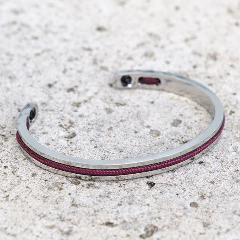 Montrel Steel Cuff Bracelet