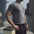 American Retro Loose Fit Round Neck T Shirt –  Breathable Italian Knit | Old Money Style Prendersons
