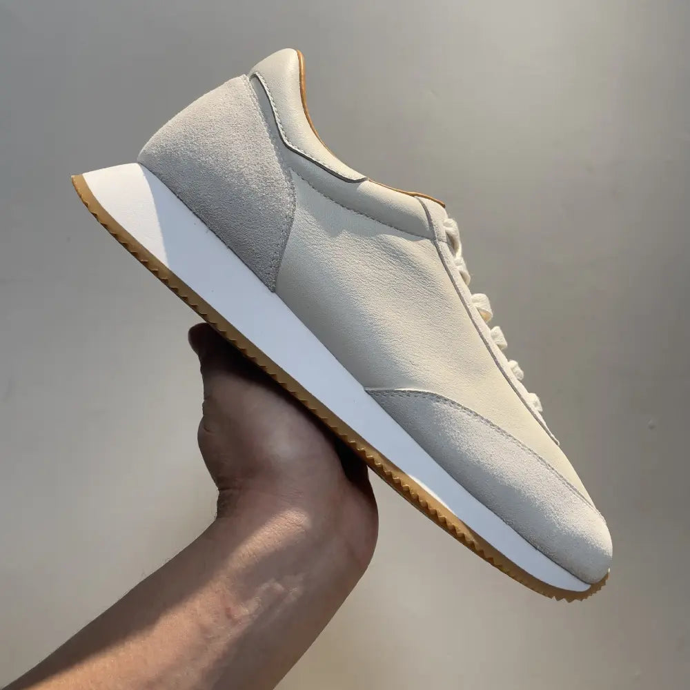 Regular Fit Mens Leather Shoes – White, Black | Autumn-Winter Casual | Handmade Cowhide Comfort