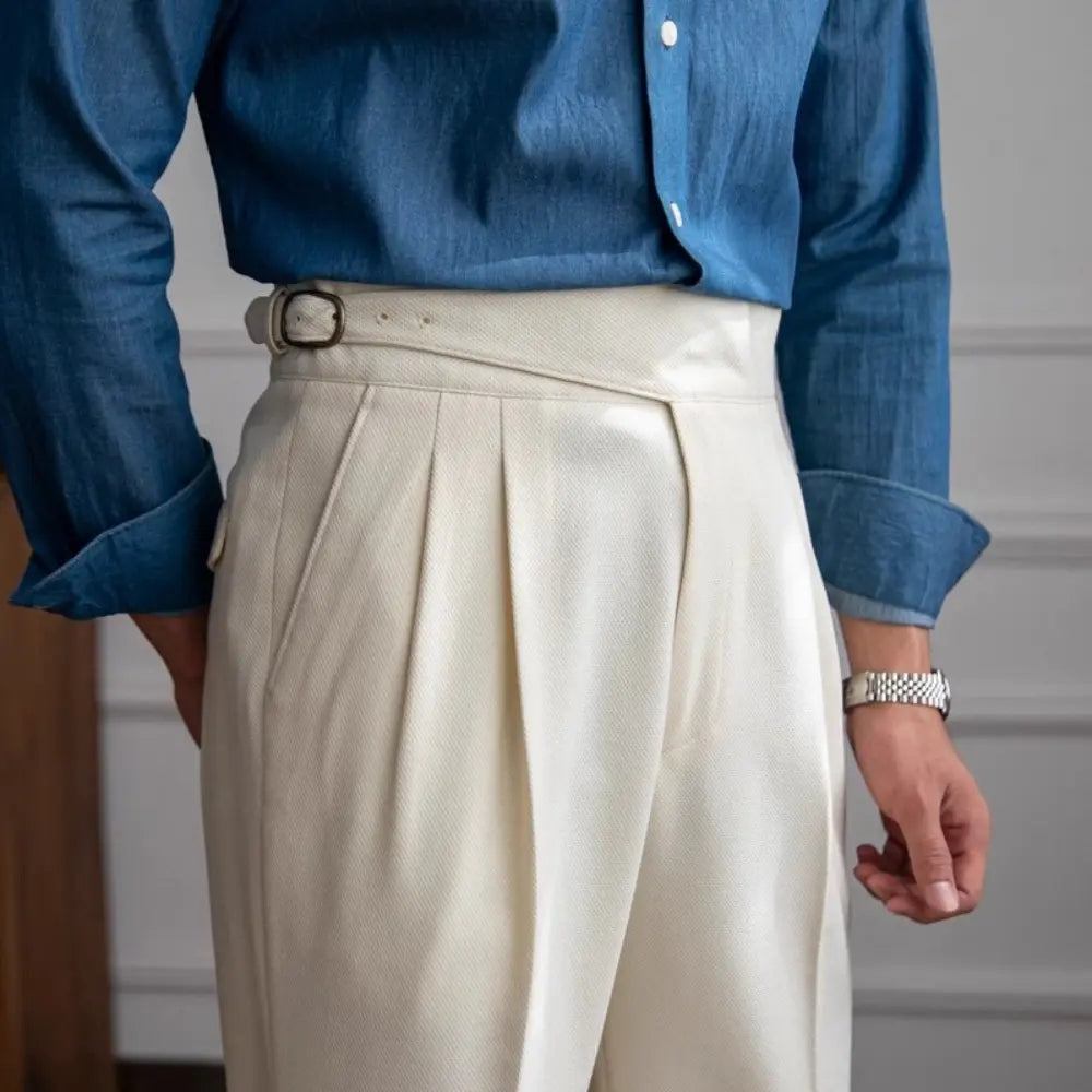 Autumn And Winter Casual Versatile Straight Leg High Waist Pants – Daily Wear | Old Money Menswear Prendersons