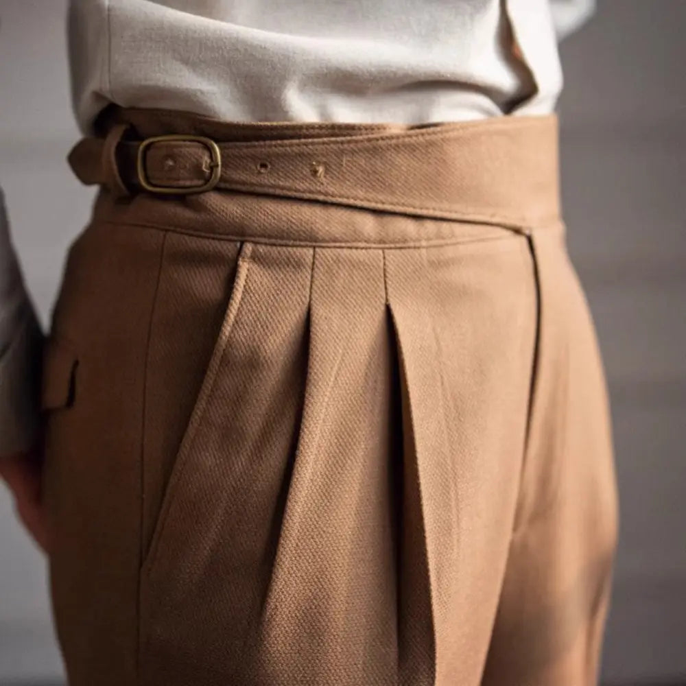 Autumn And Winter Casual Versatile Straight Leg High Waist Pants – Daily Wear | Old Money Menswear Prendersons
