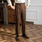 Autumn And Winter Casual Versatile Straight Leg High Waist Pants – Daily Wear | Old Money Menswear Prendersons