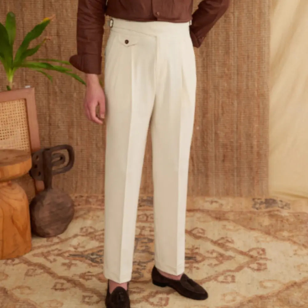 Slim Fit Wrinkle-Resistant Trousers – Charcoal | Banquet Ready | Casual Pants For Men