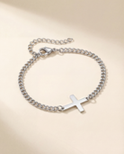 Silver Cross Bracelet Montrel Frames