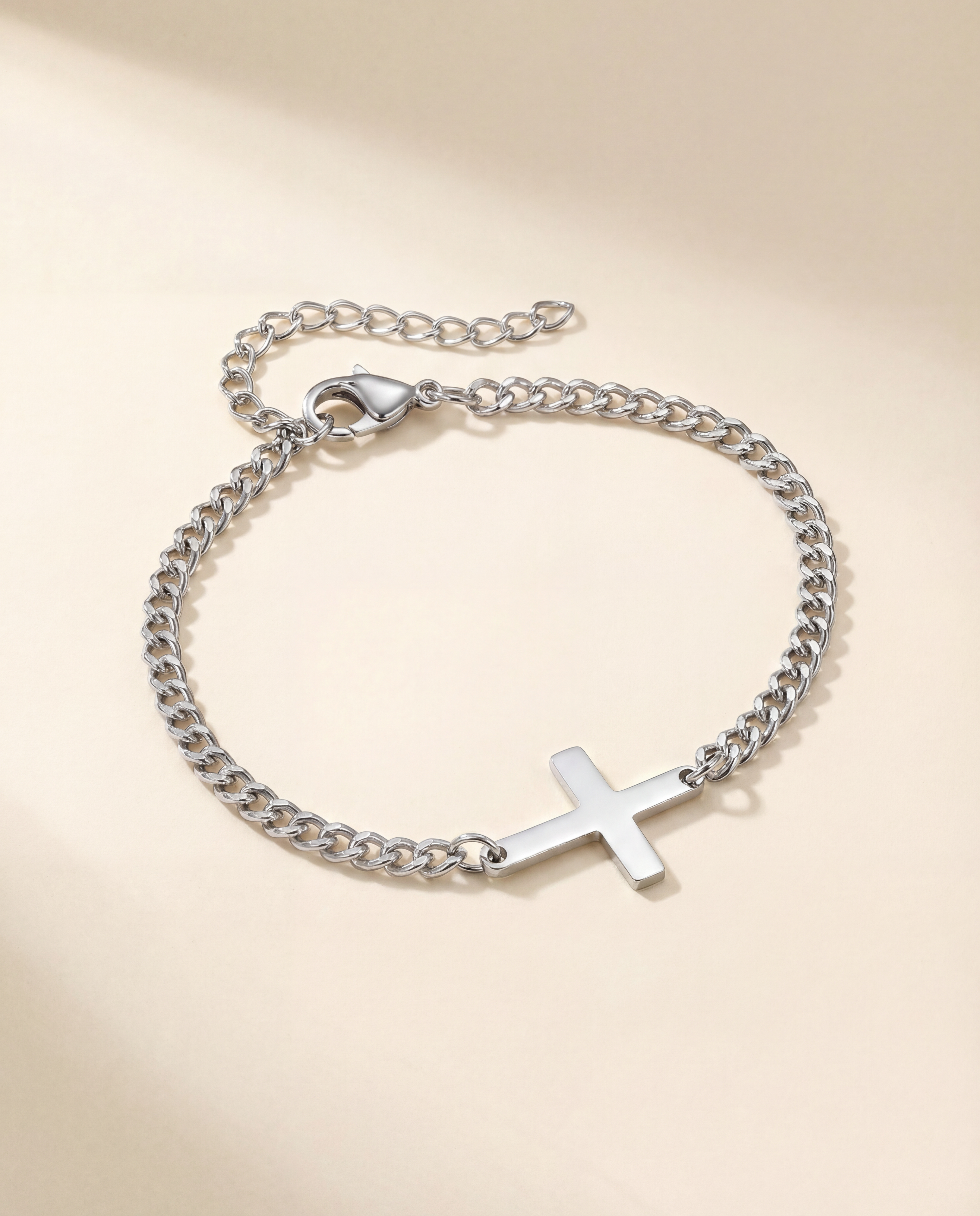 Silver Cross Bracelet Montrel Frames