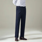 Straight Fit Light Business Mens Baggy Pants – Black, Navy Blue, Brown, Apricot, White | Old Money Menswear Prendersons