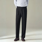 Straight Fit Light Business Mens Baggy Pants – Black, Navy Blue, Brown, Apricot, White | Old Money Menswear Prendersons