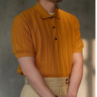 Slim Fit Ice Silk Vertical Stripes T Shirt – Summer Essential | Old Money Menswear Prendersons