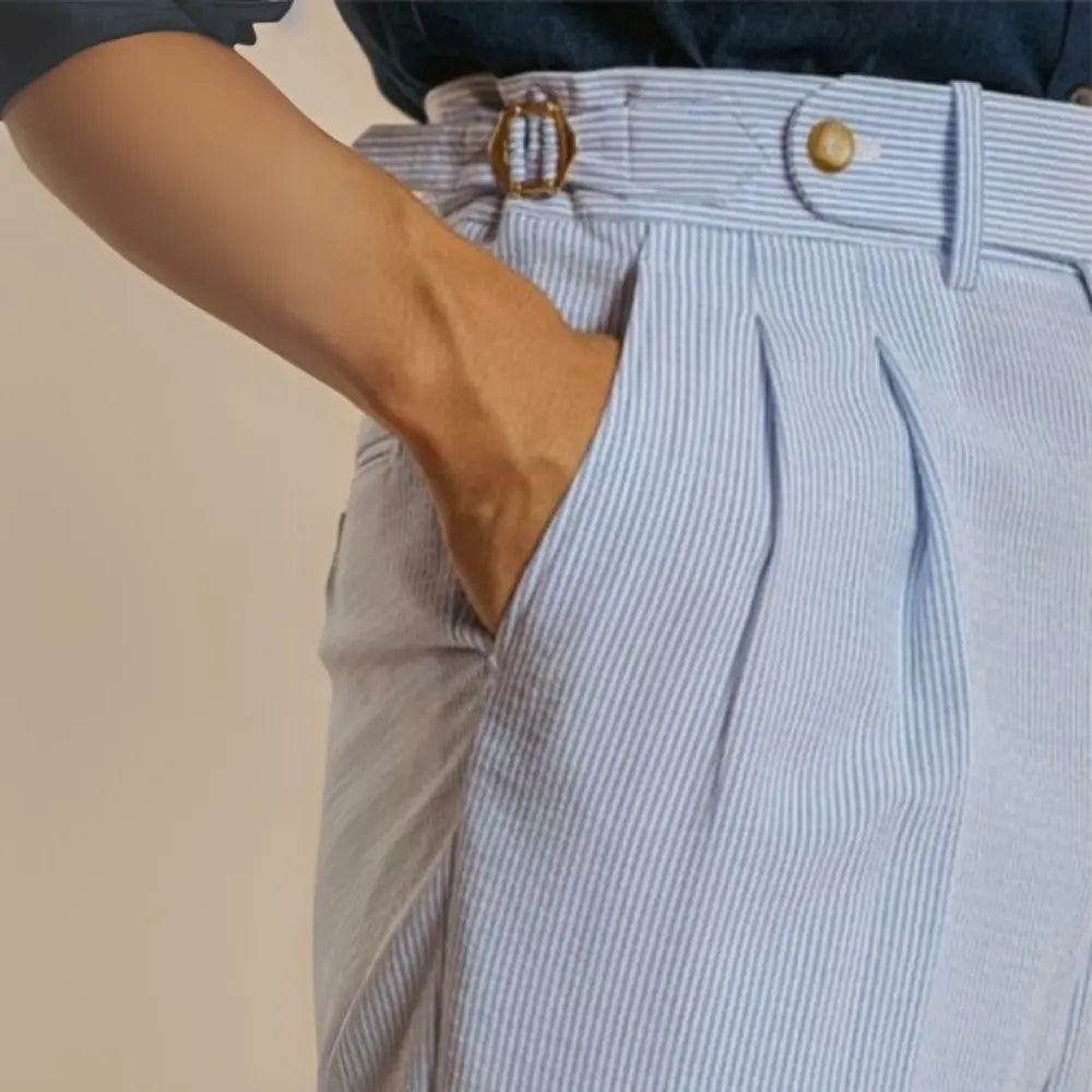 All-match Men's Casual Pants – Blue | Leisure Wear | Old Money Menswear Prendersons