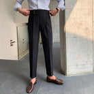 Loose Fit Mens Suit Pants – White, Khaki, Black, Dark Grey | Banquet Ready | Old Money Menswear Prendersons