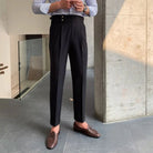 Loose Fit Mens Suit Pants – White, Khaki, Black, Dark Grey | Banquet Ready | Old Money Menswear Prendersons