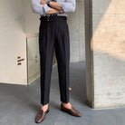 Loose Fit Mens Suit Pants – White, Khaki, Black, Dark Grey | Banquet Ready | Old Money Menswear Prendersons