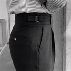 Loose Fit Mens Suit Pants – White, Khaki, Black, Dark Grey | Banquet Ready | Old Money Menswear Prendersons