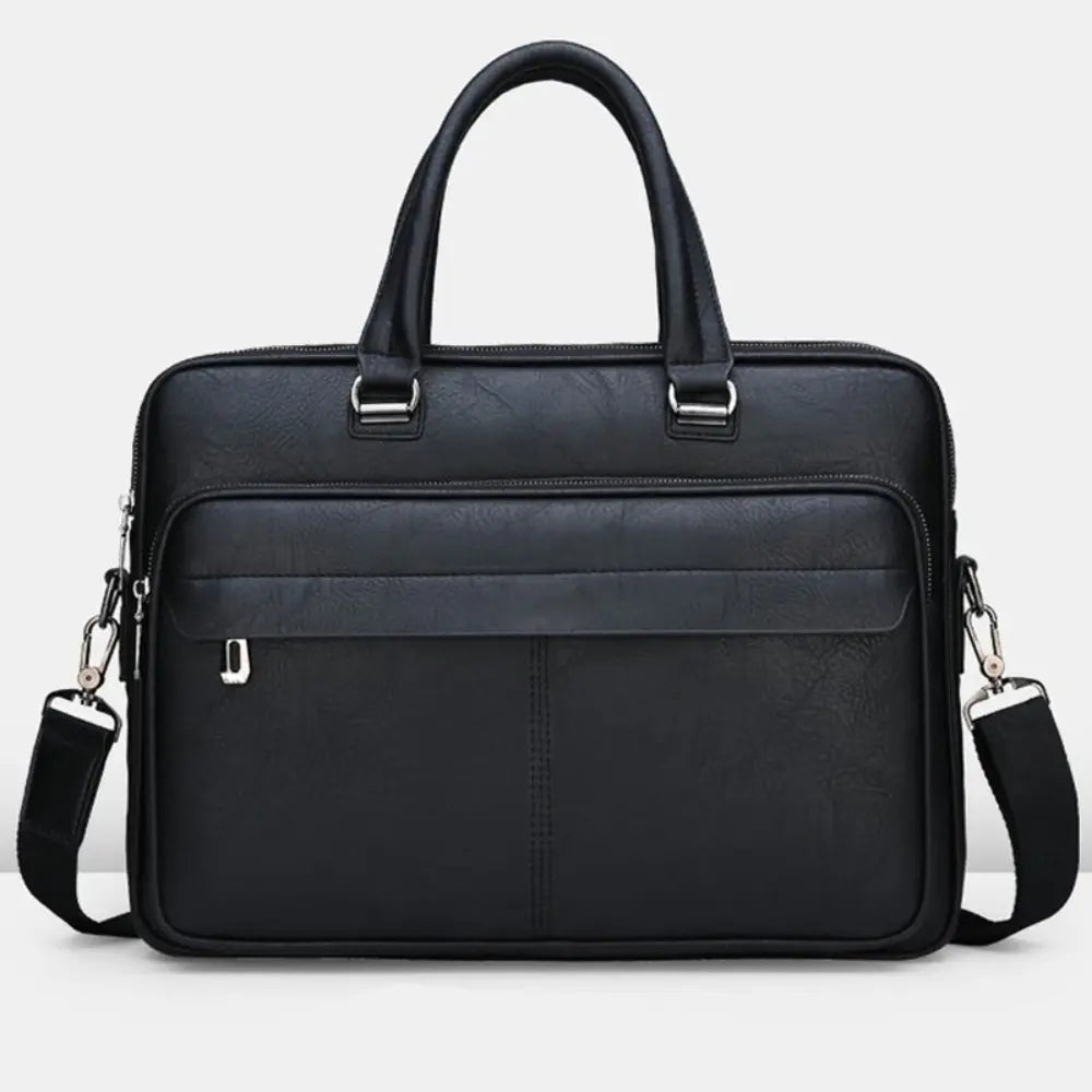 Men's Handbag Simple Business Briefcase – Black | Travel Ready | Old Money Design