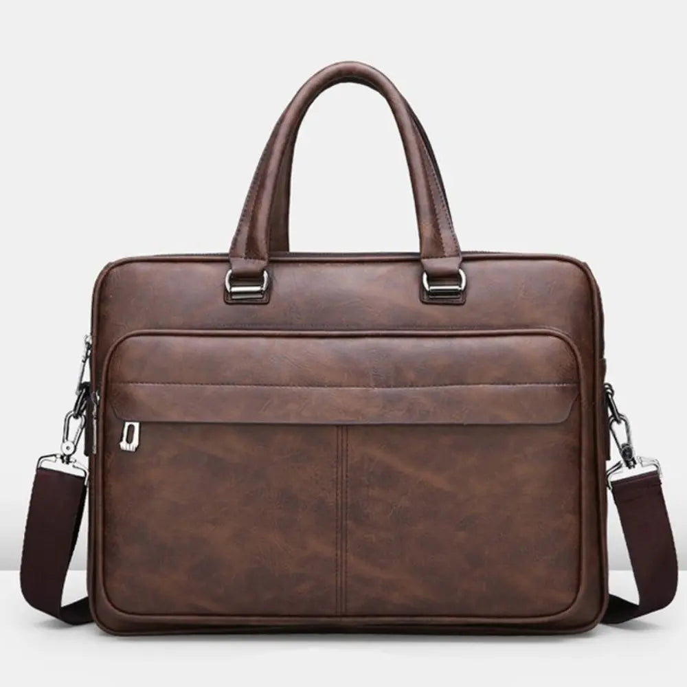 Men's Handbag Simple Business Briefcase – Black | Travel Ready | Old Money Design