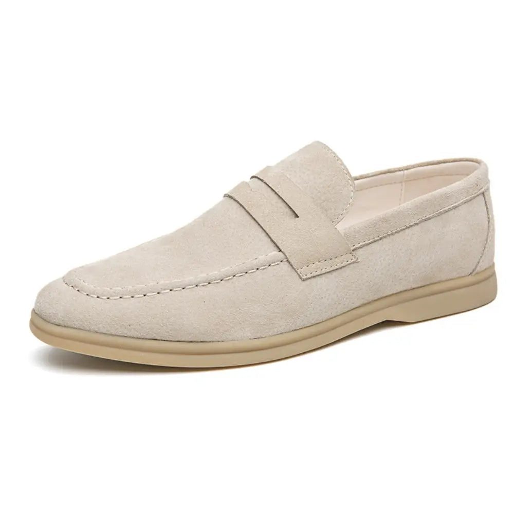 Regular Fit Fashion Slip-on Plus Size Shoes – Black, Beige, Khaki | Casual | Old Money Menswear