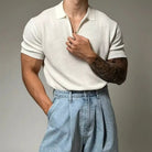 Loose Fit Striped Mens Half Sleeve Shirts – Apricot, Black & More | Old Money Menswear Prendersons