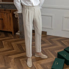 Straight Fit Cropped Pant for Men – Spring-Autumn Essential | British Old Money Menswear Prendersons