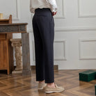 Straight Fit Cropped Pant for Men – Spring-Autumn Essential | British Old Money Menswear Prendersons