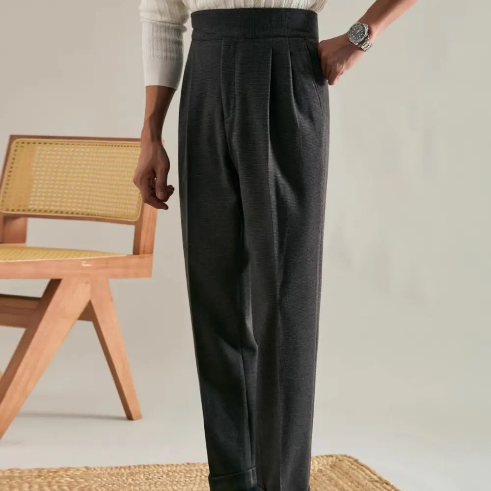 Straight Fit Non Iron Pants – Khaki | Effortless Style | Old Money Menswear