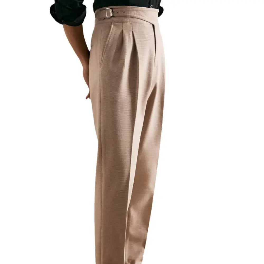 Straight Fit Non Iron Pants – Khaki | Effortless Style | Old Money Menswear