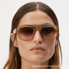 2025 cross-border European and American fashion retro single beam large frame sunglasses, outdoor high-end trend, personality, versatile sunglasses Montrel Frames