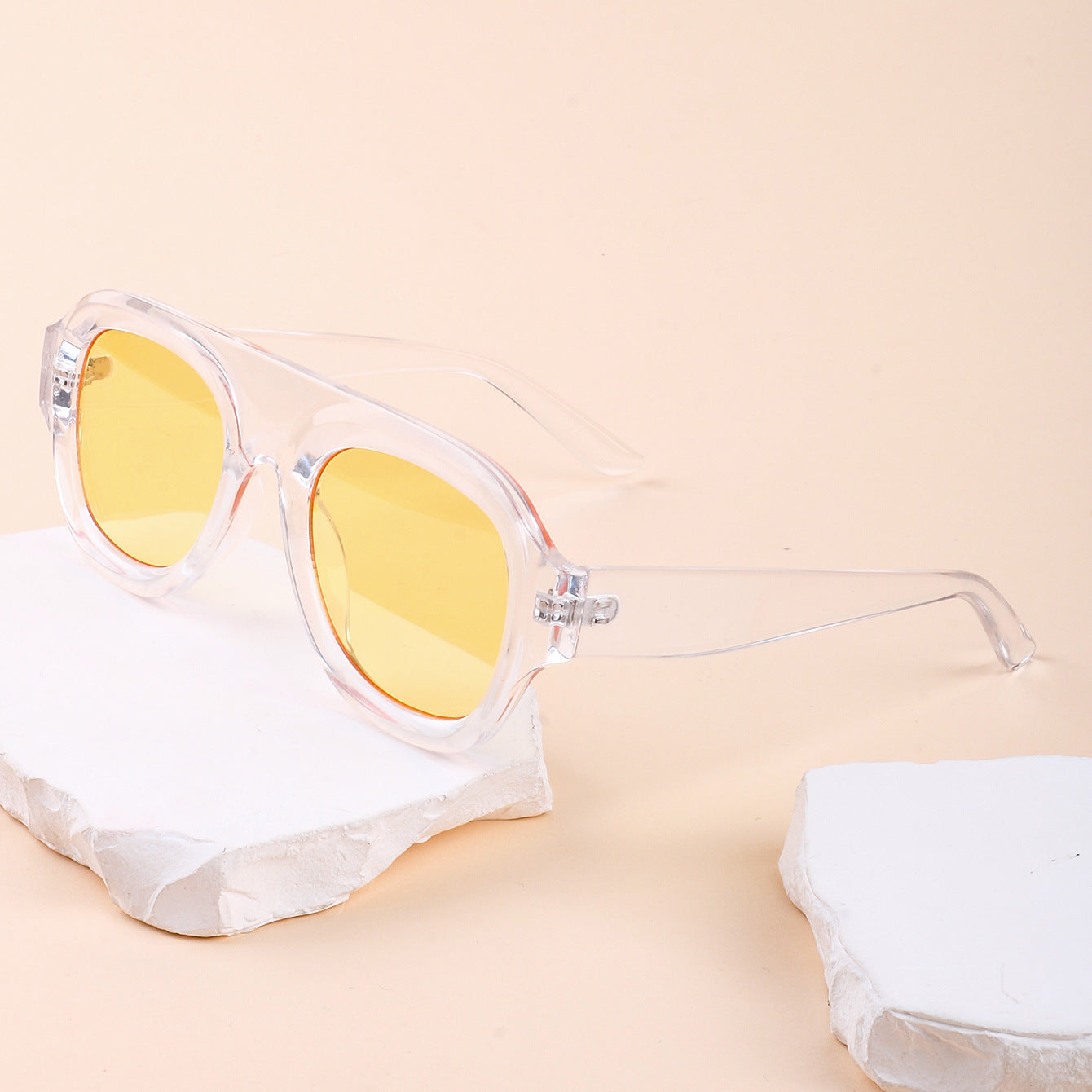 2025 cross-border European and American fashion retro single beam large frame sunglasses, outdoor high-end trend, personality, versatile sunglasses Montrel Frames