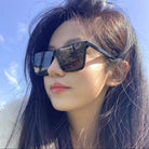 GM retro sheet square senior mid single sunglasses unisex BC6006 thin European and American hot girl sunglasses Montrel Frames