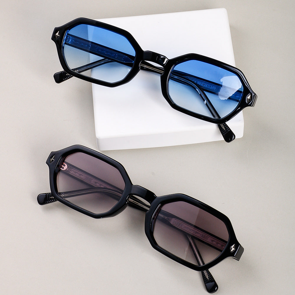 New fashion sunglasses European and American polygonal small frame sunglasses CP pin outdoor sunglasses high-end sense for men and women Montrel Frames