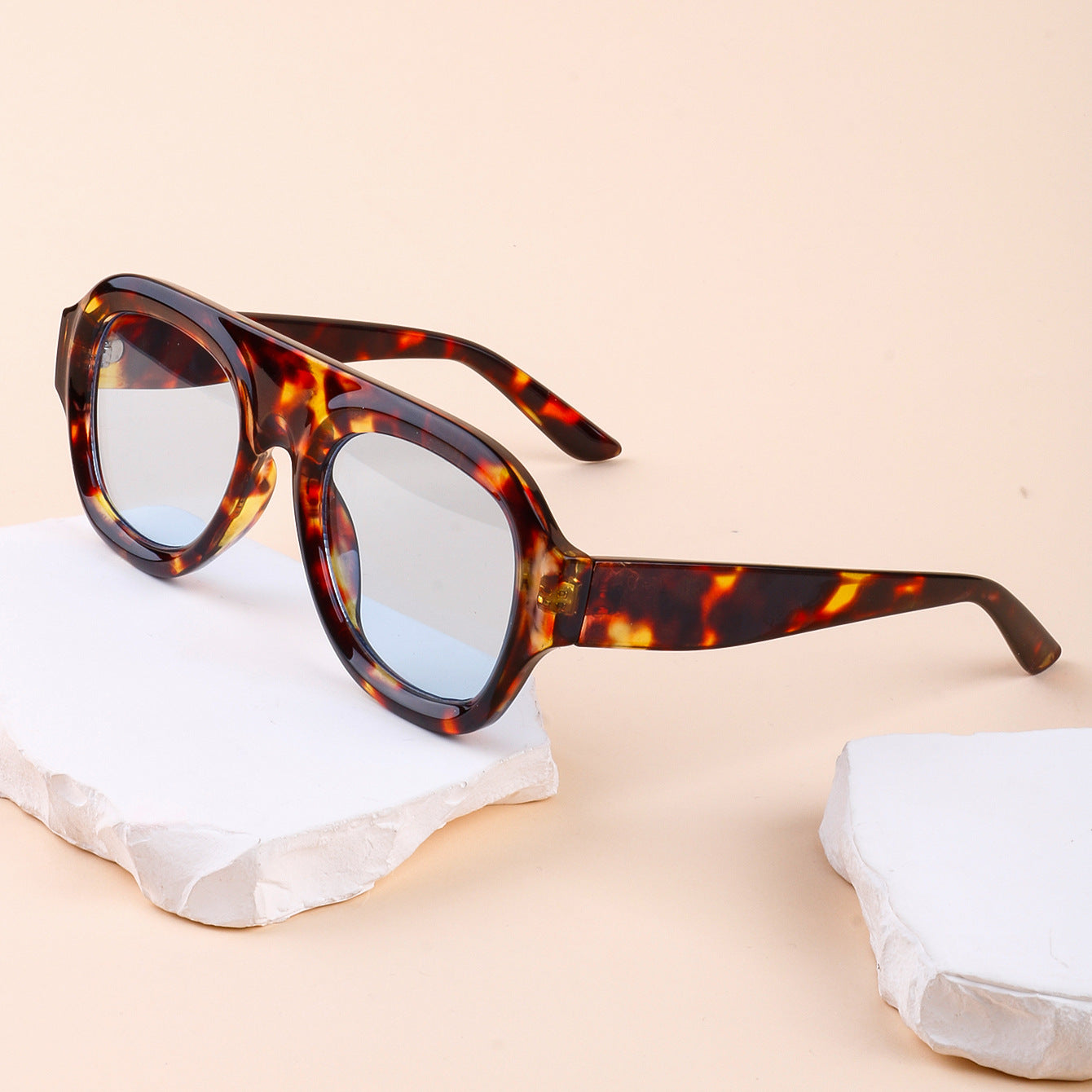 2025 cross-border European and American fashion retro single beam large frame sunglasses, outdoor high-end trend, personality, versatile sunglasses Montrel Frames