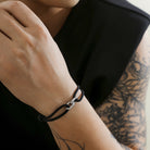 European and American hip-hop niche adjustable Milan rope bracelet men's fashion personality cross bracelet cross-border men's hand accessories Montrel Frames