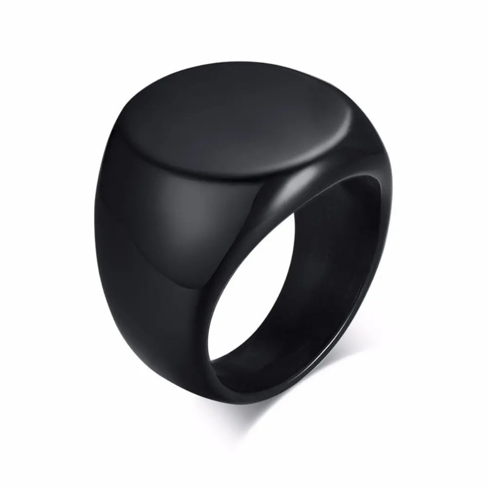 Classic Fit Round Ring – Gold | Smart Casual Accessory | Old Money Style