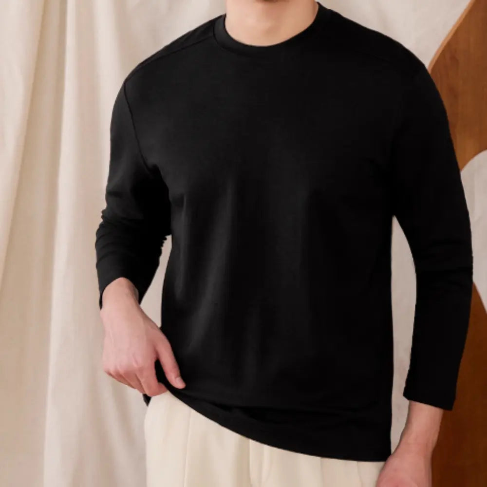 Slim Fit Skin Tight Shirt – Casual Base Layer | Youth Minimal Aesthetic