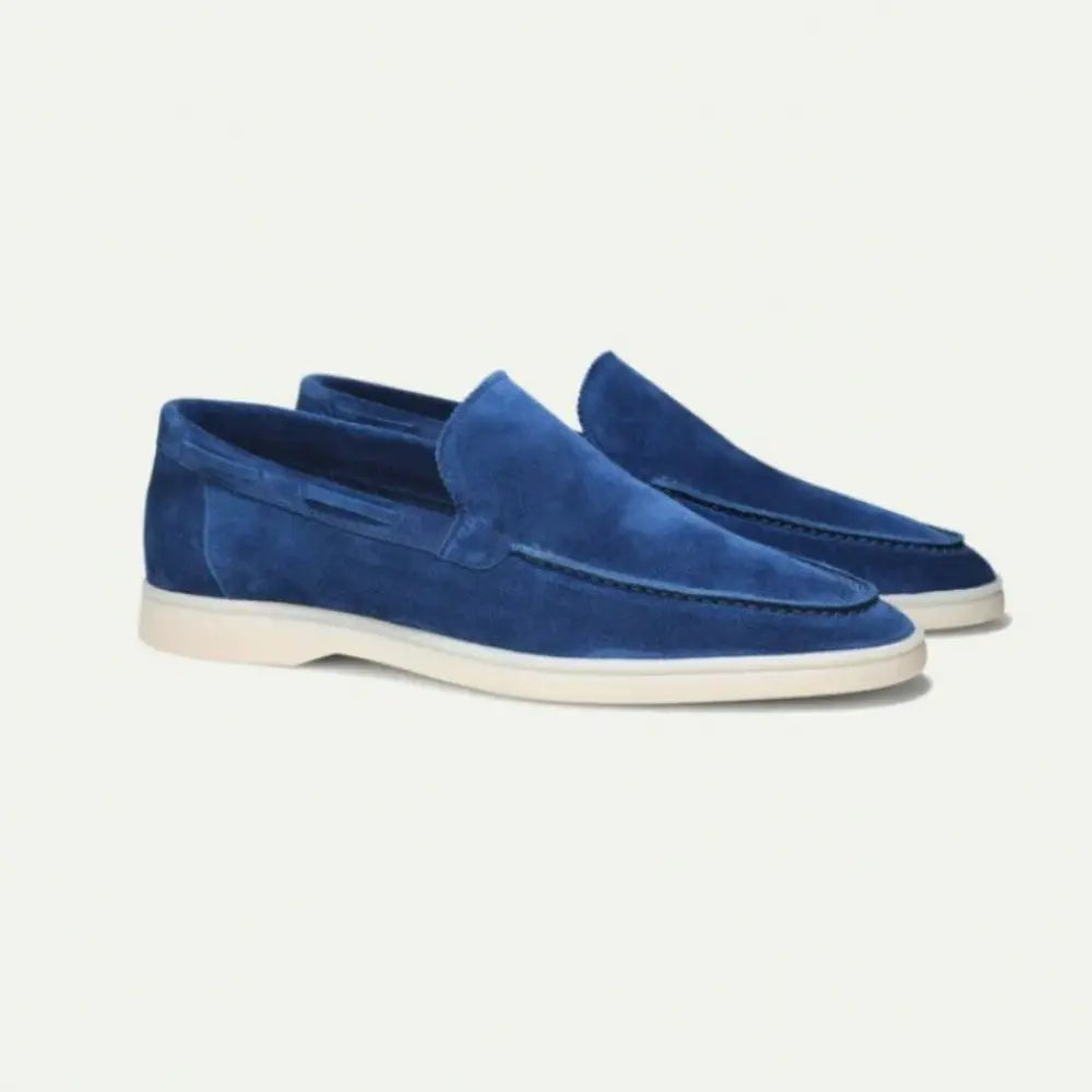Summer Frosted Mens Suede Loafers – Summer Ease | Old Money Menswear