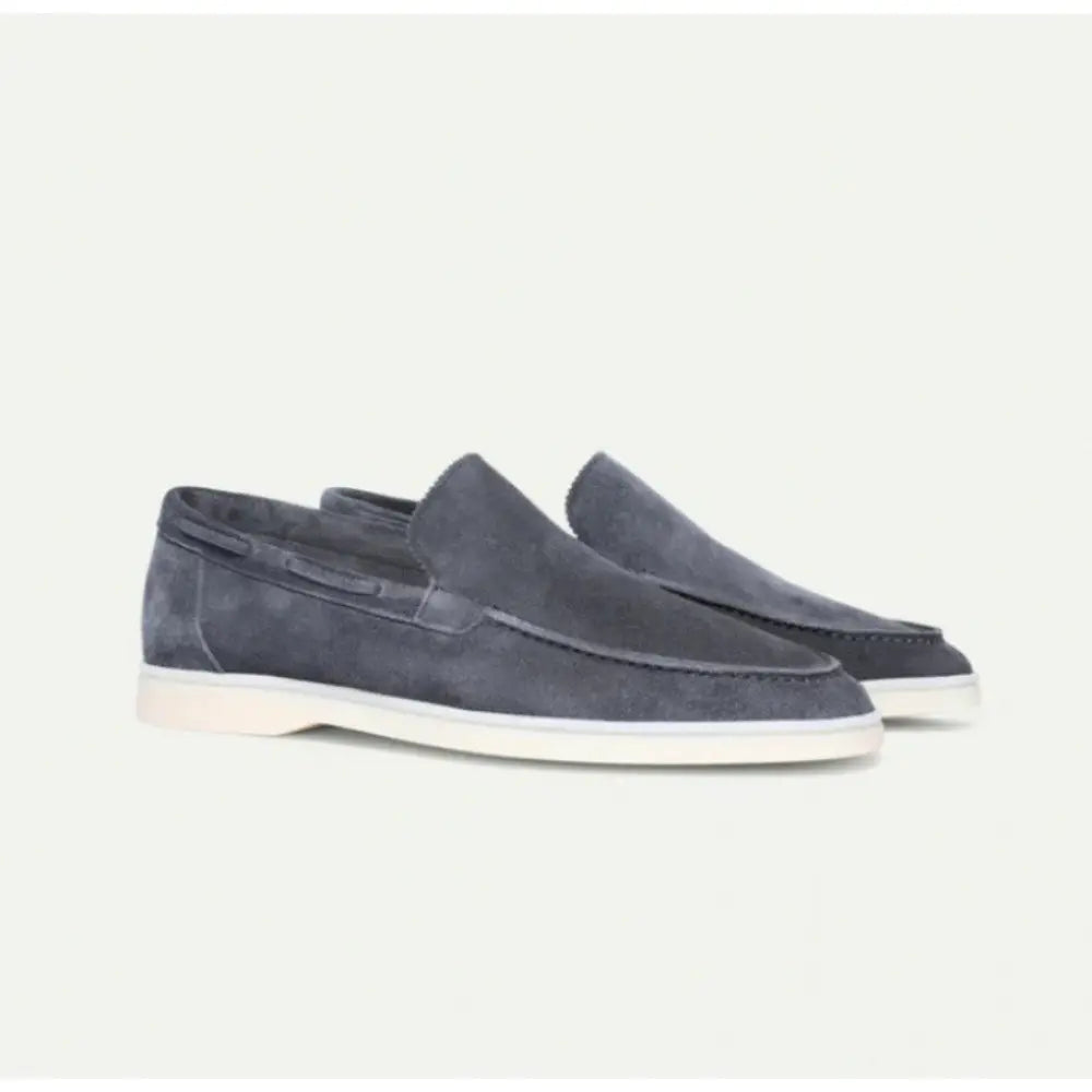 Summer Frosted Mens Suede Loafers – Summer Ease | Old Money Menswear