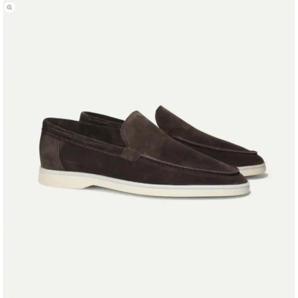 Summer Frosted Mens Suede Loafers – Summer Ease | Old Money Menswear
