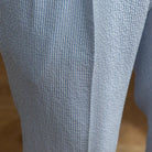 Summer Men's High Waisted Pants – Striped Blue | Summer Officewear | Old Money Menswear Prendersons