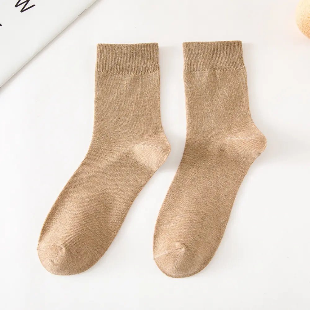 Comfort Fit Tube Socks – Solid Colours | Autumn Essential | Classic Everyday Wear