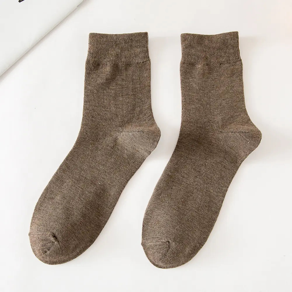 Comfort Fit Tube Socks – Solid Colours | Autumn Essential | Classic Everyday Wear