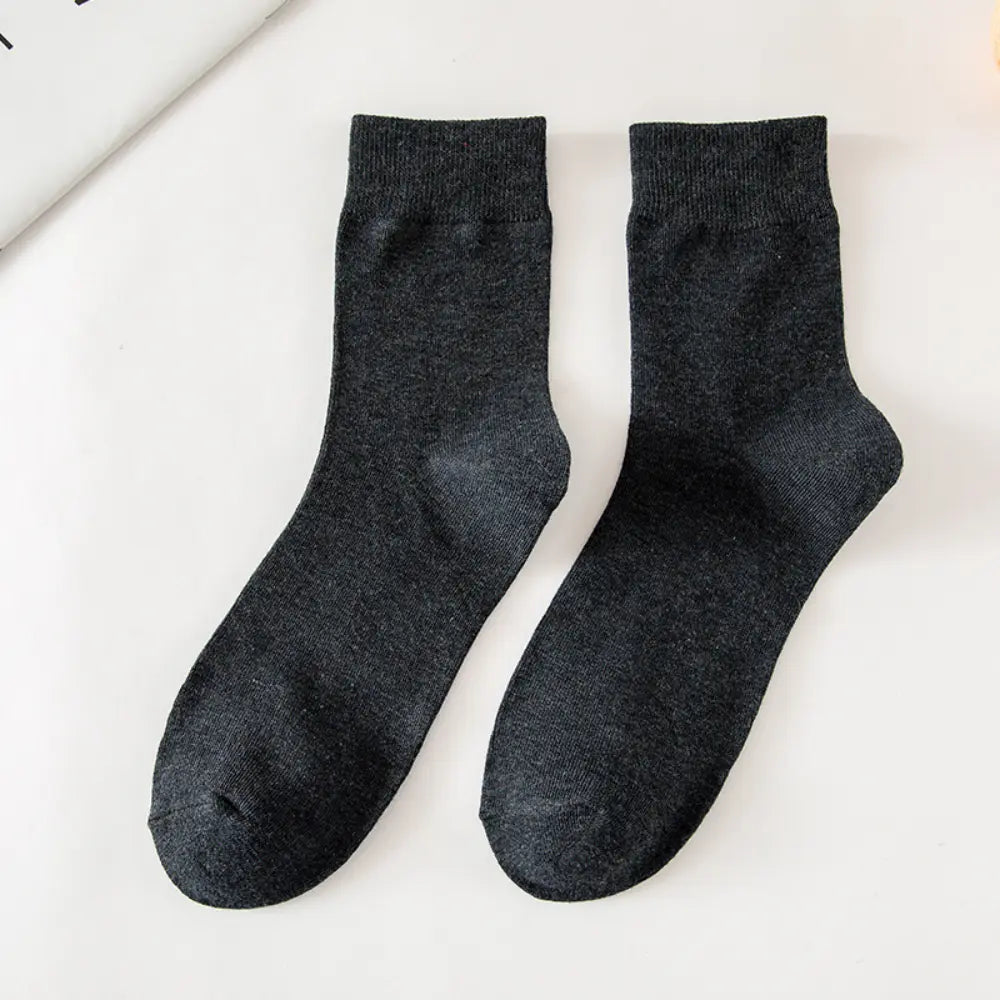 Comfort Fit Tube Socks – Solid Colours | Autumn Essential | Classic Everyday Wear