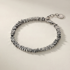 Chase Shore 925 sterling silver vintage distressed broken silver bracelet Unisex men's and women's dark style couple bracelets Montrel Frames